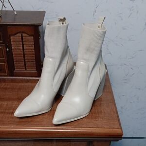 Aldo Almond Color Sweater Booties